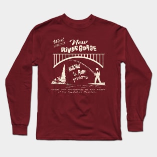 New River Gorge National Park West Virginia Long Sleeve T-Shirt